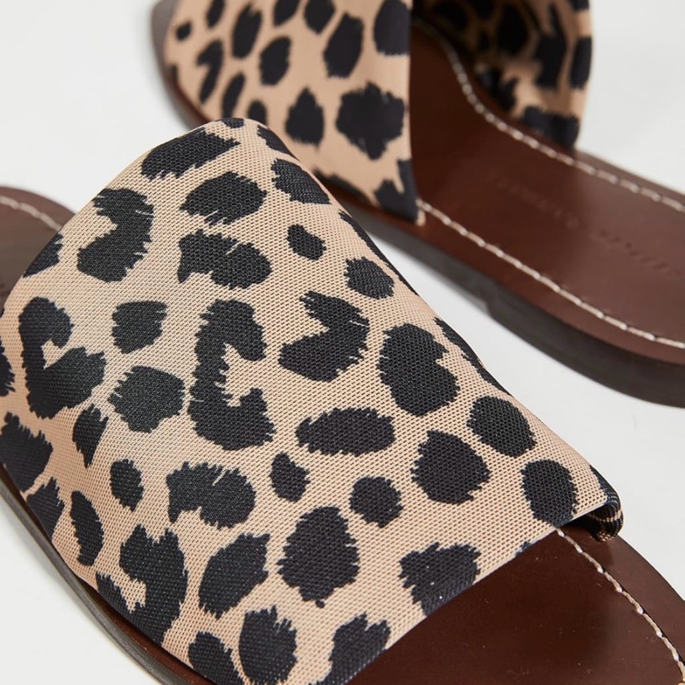 Loeffler Randall Daria stretch square toe slides - Picture 5 of 13